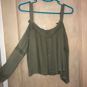olive green shirts size medium